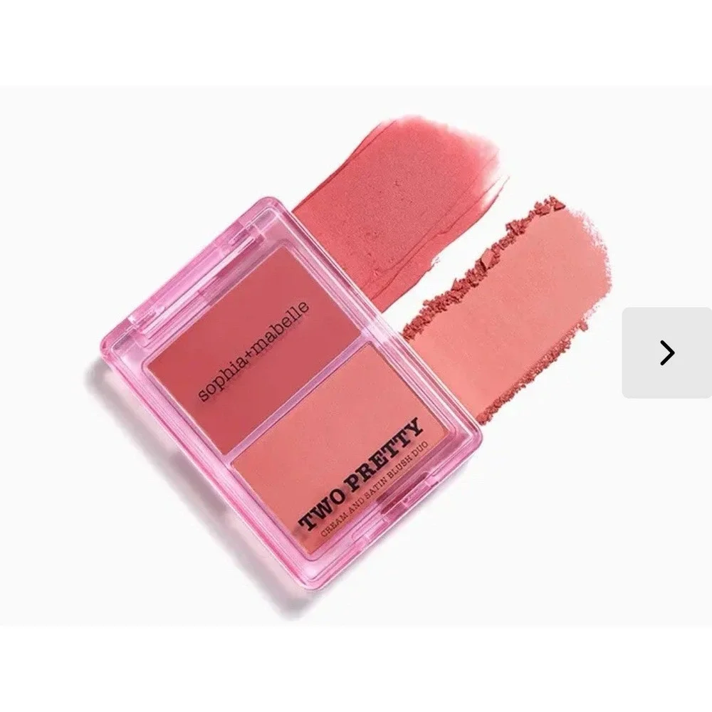Sophia + Mabelle Two Pretty Cream and Satin Blush‎ Duo Make Up